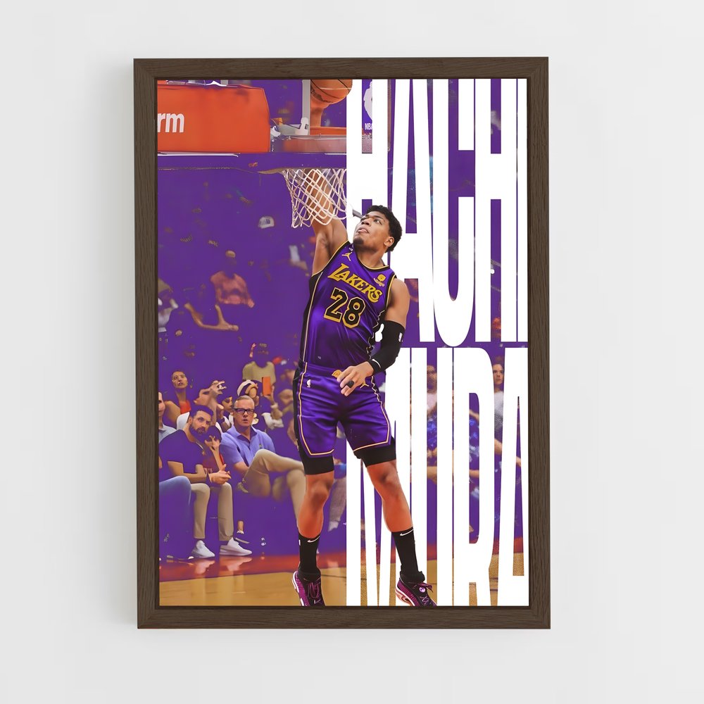 Poster Rui hachimura – affiche Basketball (vue 5)